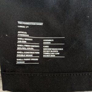 Black, Ten Thousand, Foundation Shorts 7" Large